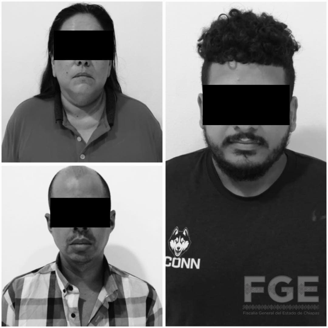 Captura Fiscalía Chiapas a secuestradores extranjeros