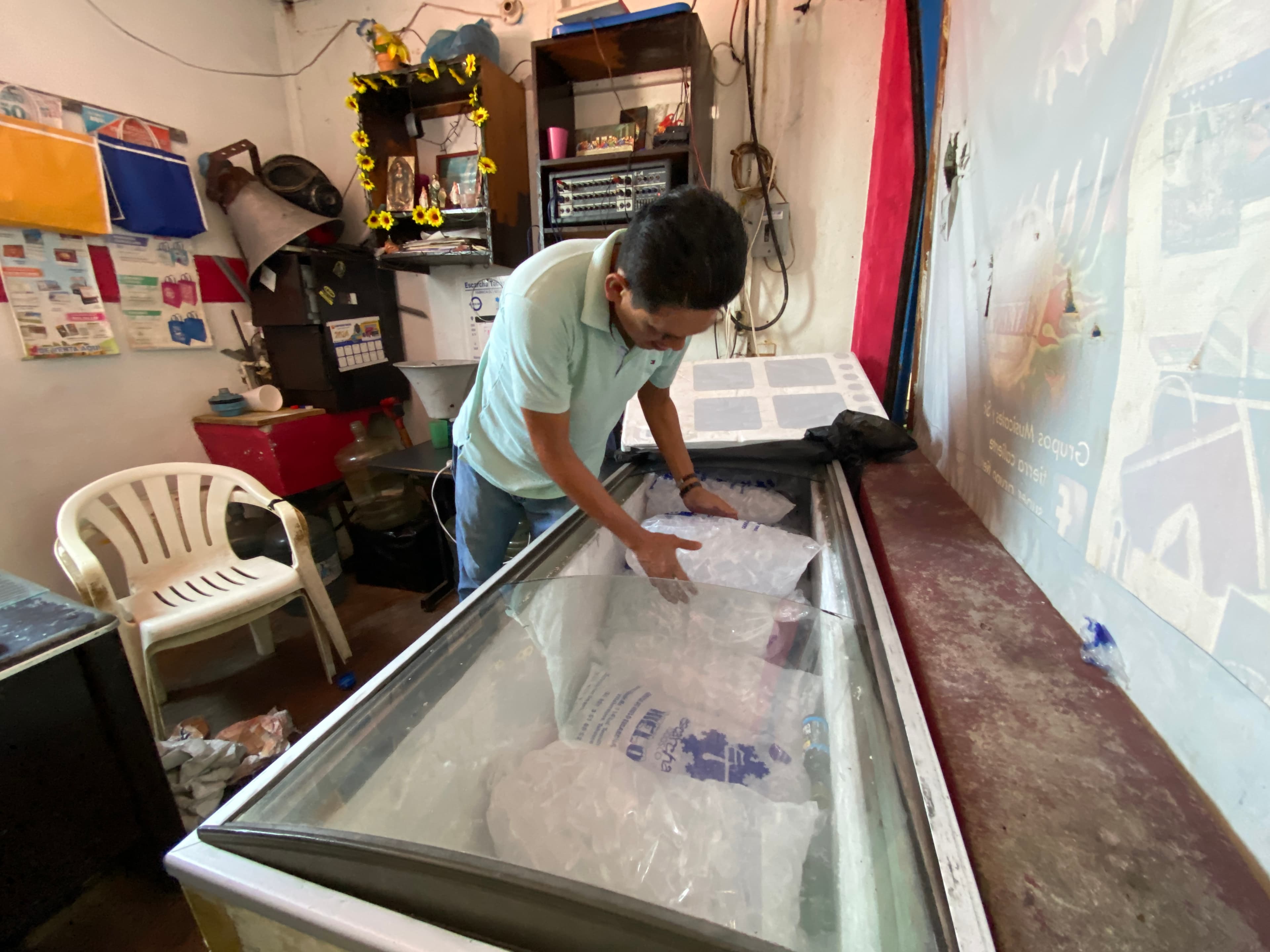 Calor de Villahermosa dispara venta de hielo 