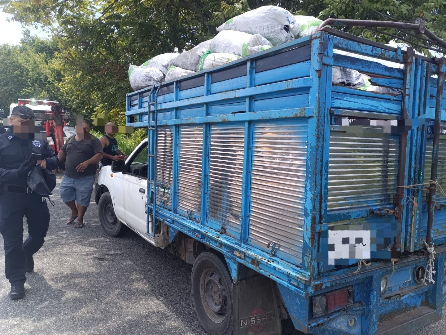 Aseguran 90 bultos de carbón vegetal en Tabasco
