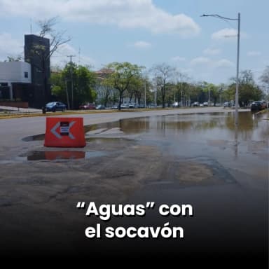 "Aguas" con el socavón