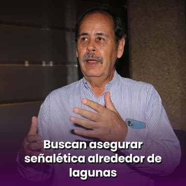 Buscan asegurar señalética alrededor de lagunas