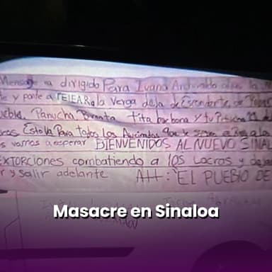 Masacre en Sinaloa