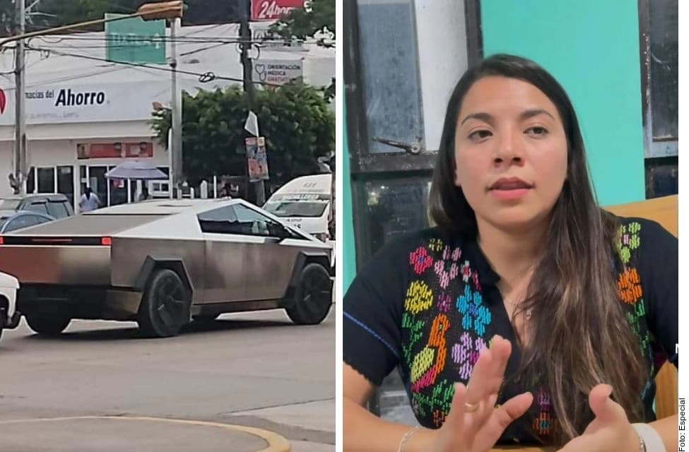 Cybertruck es de mi amigo, viajo en combis.- Diputada