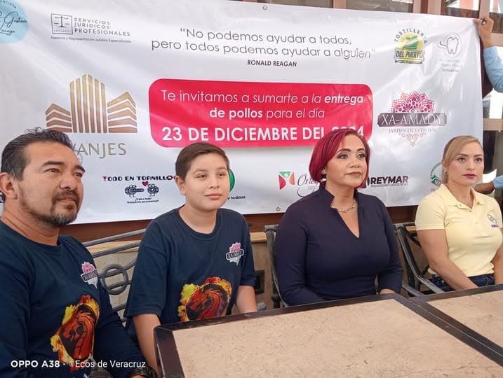 Regalarán pollos para Nochebuena en asilos
