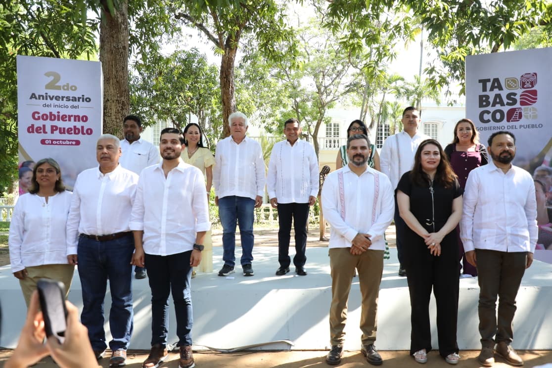 Afirma Javier May que sentó bases de su gobierno a dos años