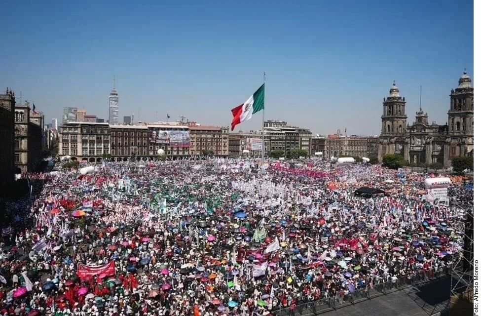 Envían nota diplomática a EU por críticas a evento en Zócalo