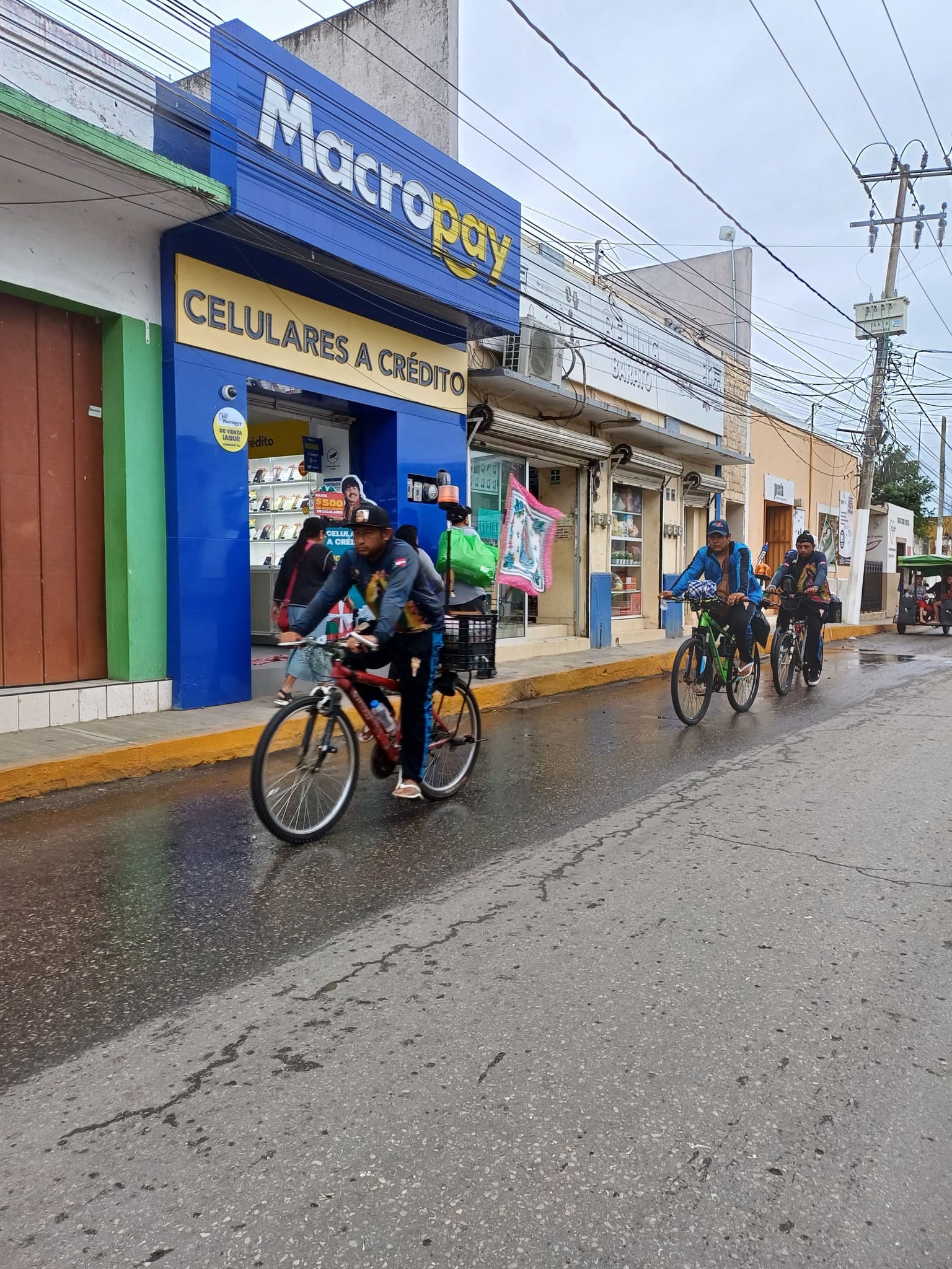 Guadalupanos en Campeche ni el frente frio 14 los detiene