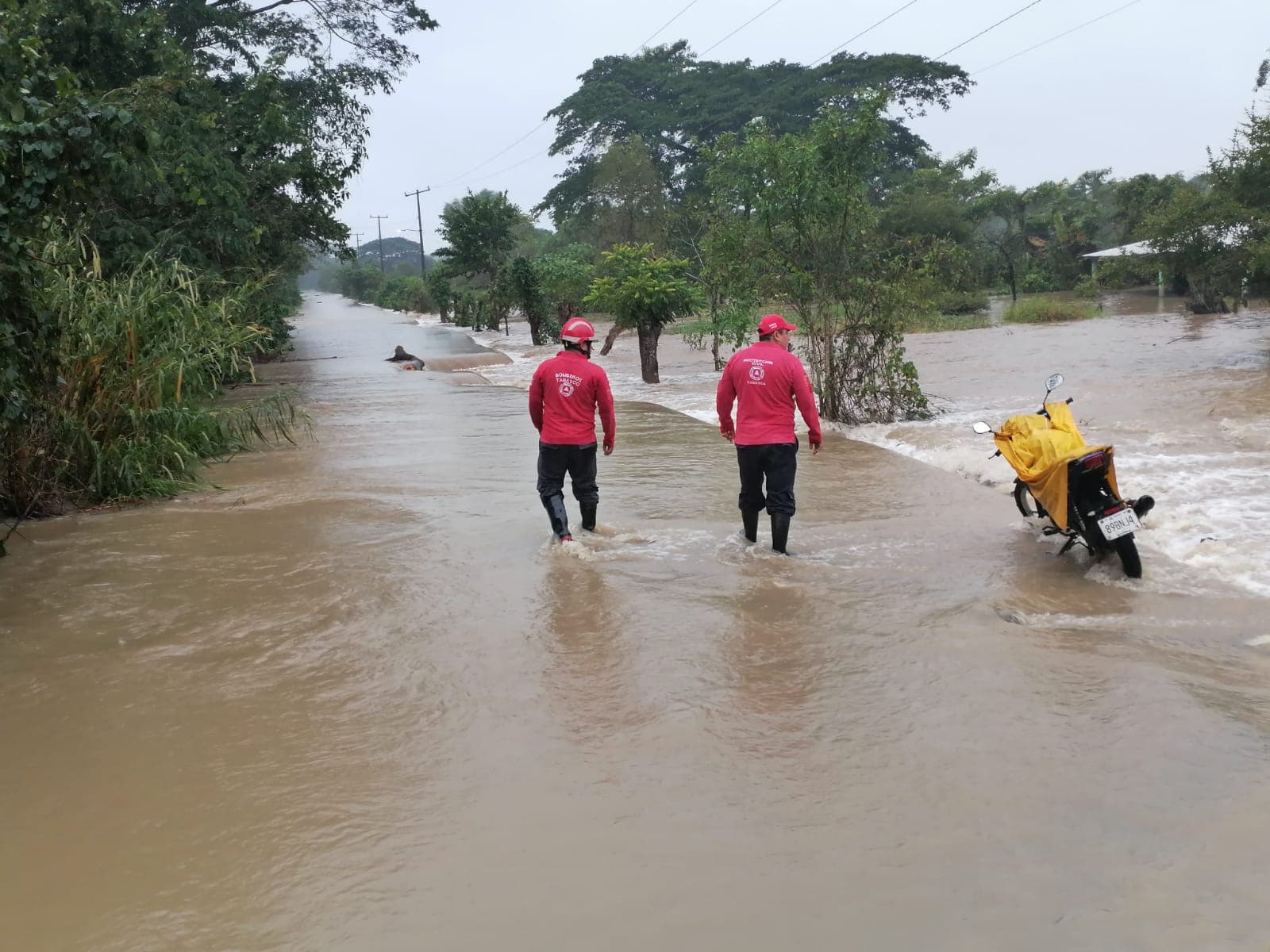 Reportan afectaciones por lluvias en Centro, Centla, Cunduacán