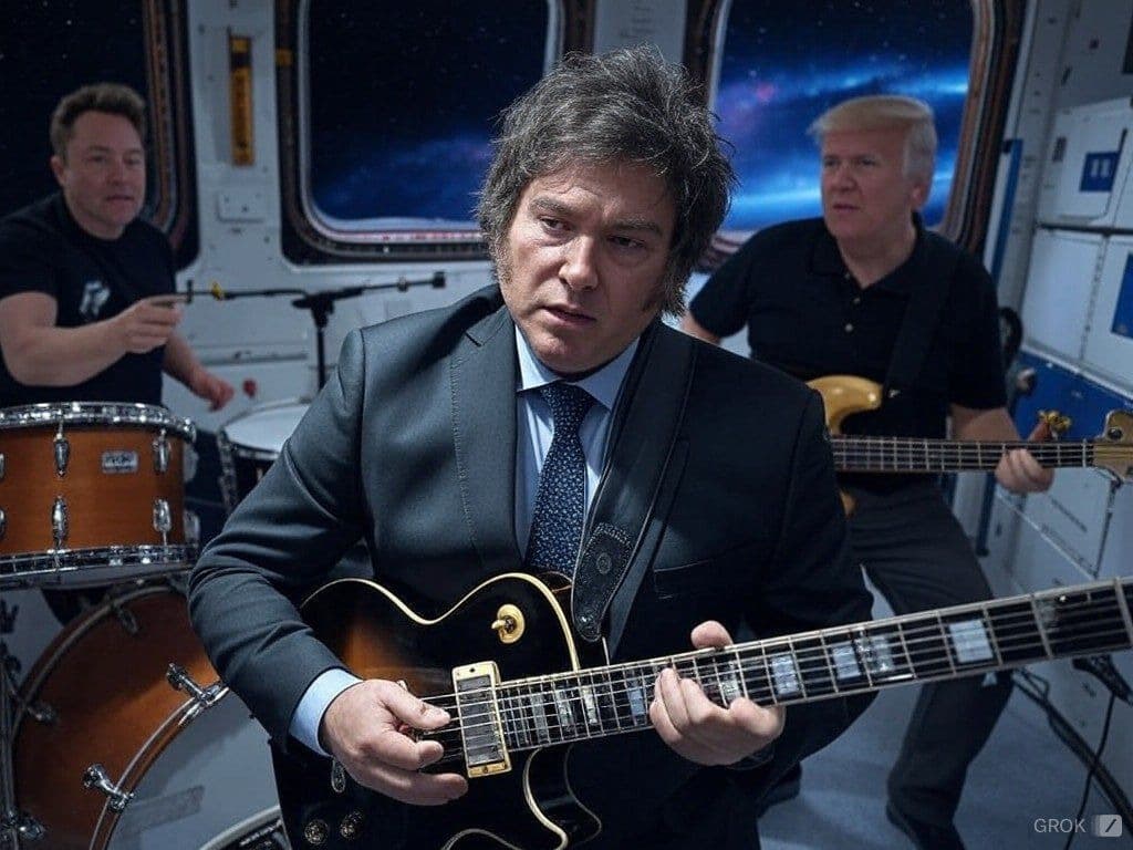 Trump y Milei causan furor en Grok