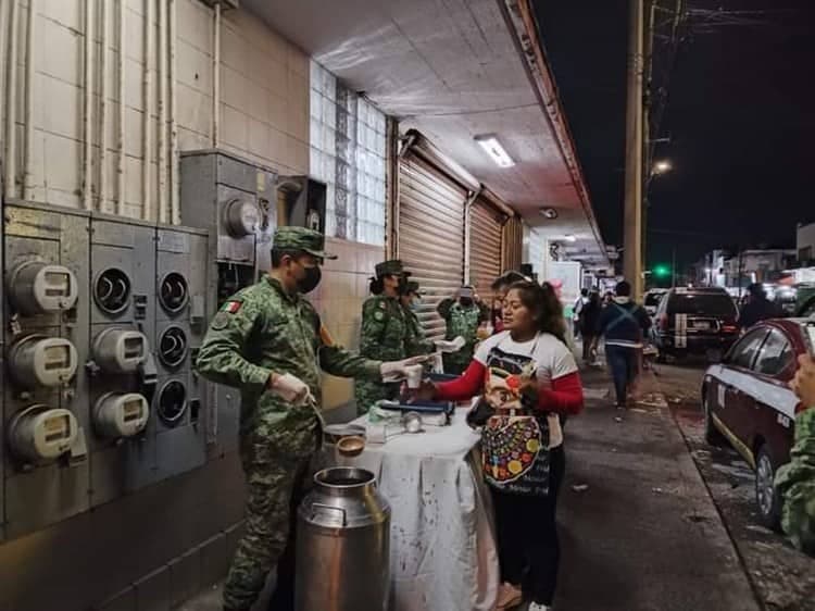 Destina Ejército 5 mil paquetes alimentarios para sur de Veracruz