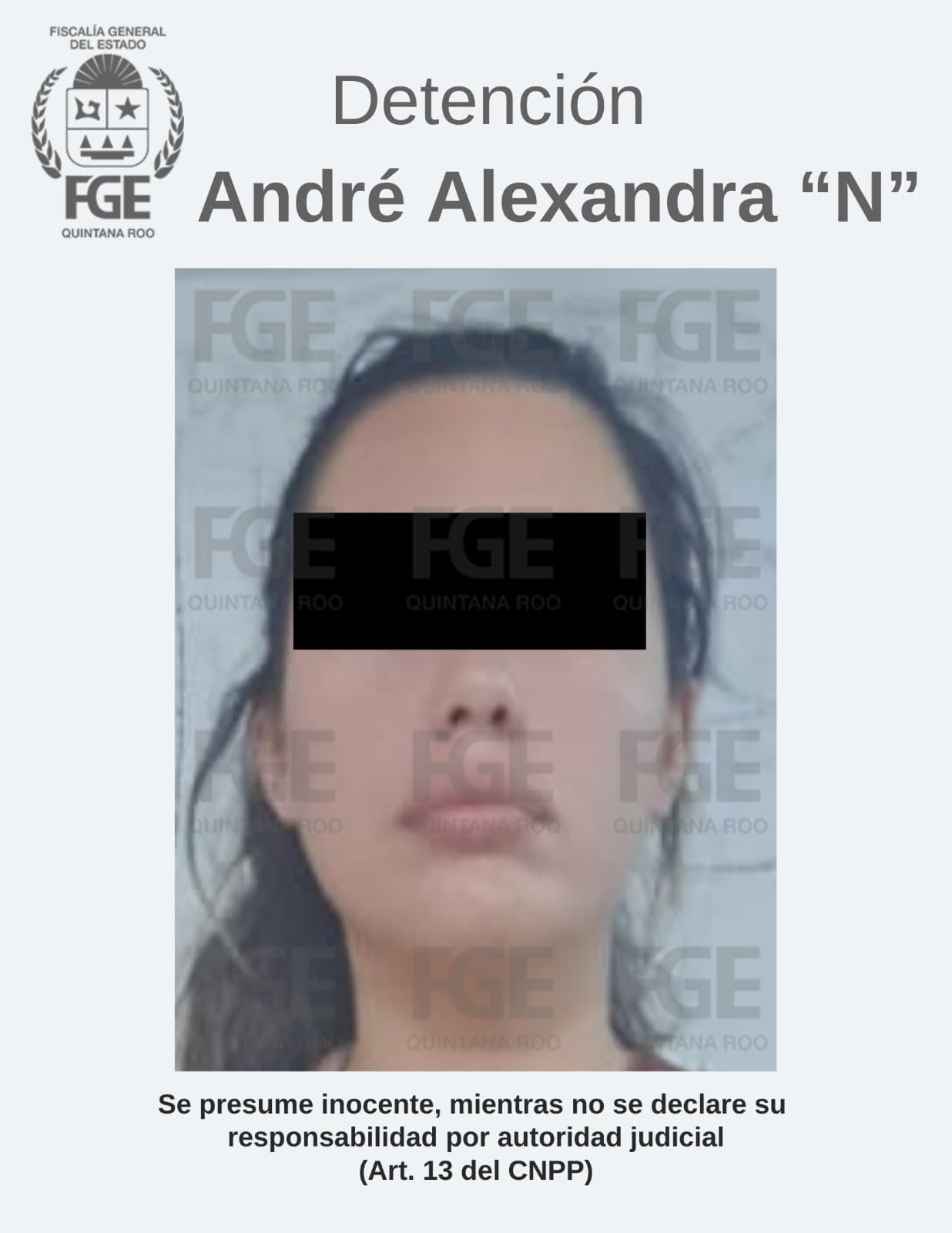 Detienen a mujer por narcomenudeo en Cancún