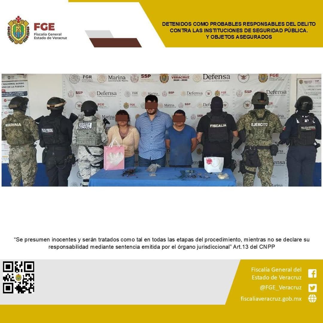 Detienen en Veracruz a posibles responsables de fabricación de explosivos
