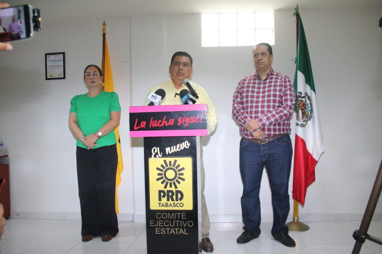 "Maquilla" May cifras de seguridad: PRD Tabasco