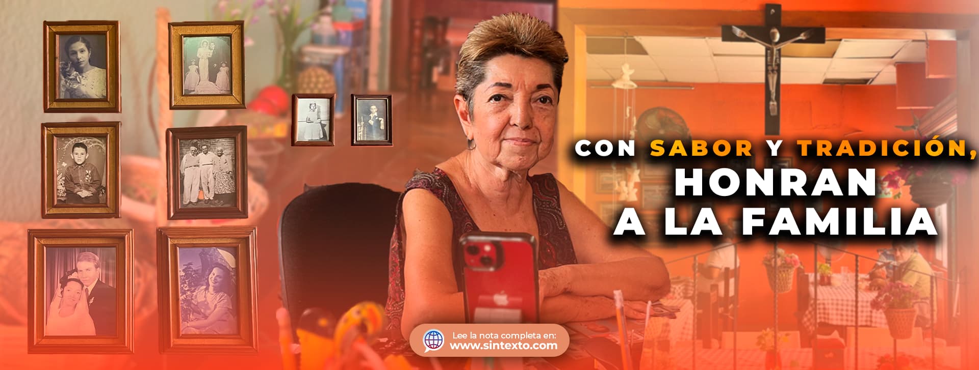 Con sabor y tradición, honran a la familia