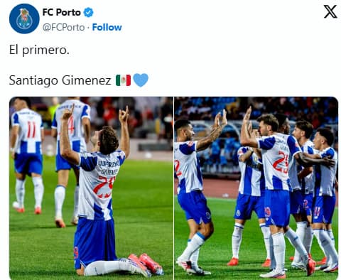 ¡Santiago Giménez explota con el Porto!