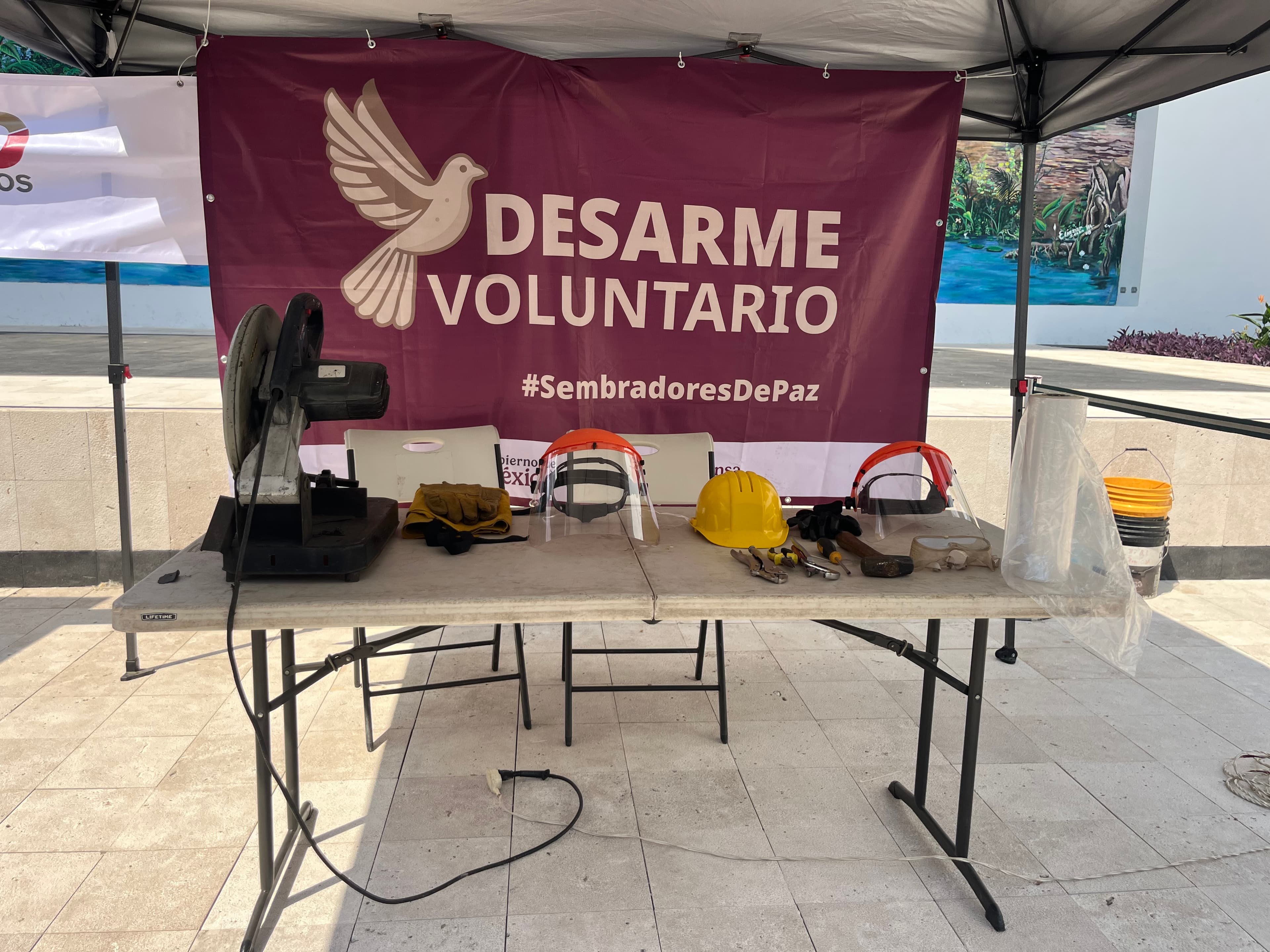 Reinicia campaña de desarme en Villahermosa