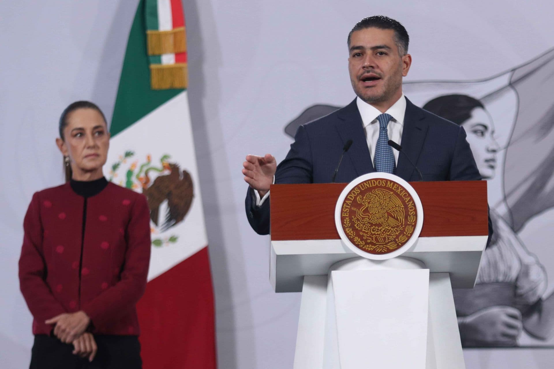 Sheinbaum anuncia participación de Harfuch en conferencia de la DEA