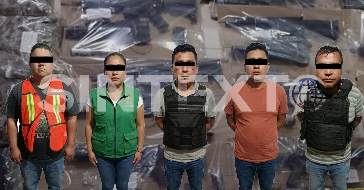 Detienen a 5 en Villahermosa con arsenal y drogas