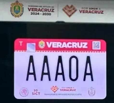 Placas de Veracruz tendrán chip de seguridad