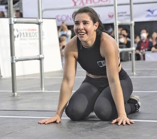 Mexicana gana Mundial de Parkour, en Japón