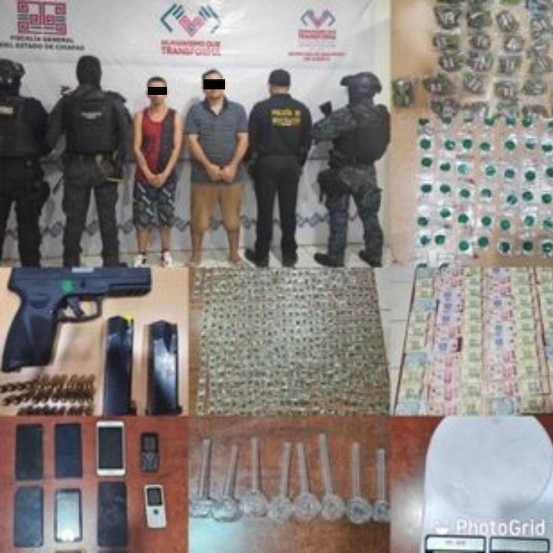 Cae banda narcomenudista en Tapachula