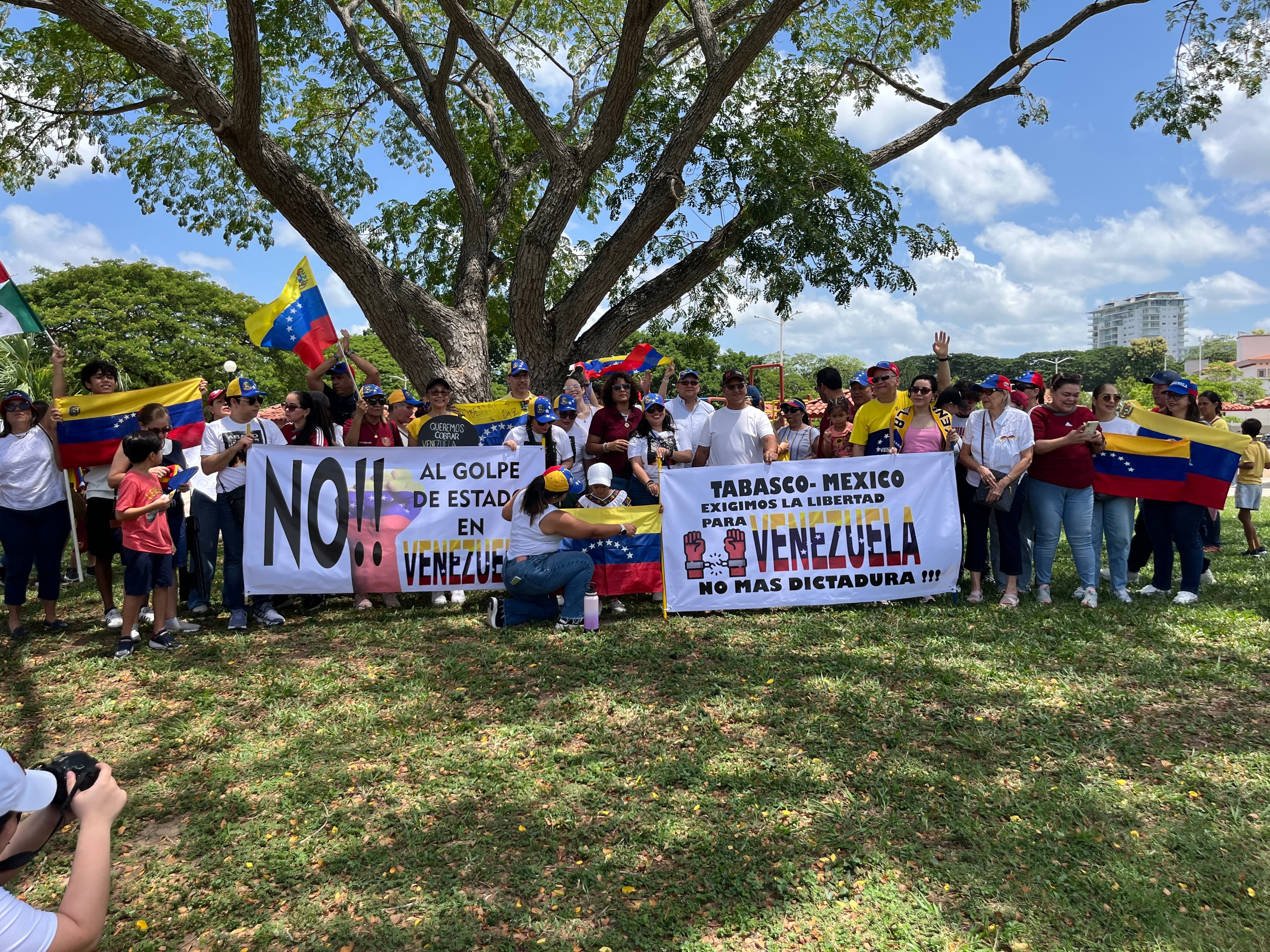 Desde Tabasco, piden una Venezuela libre