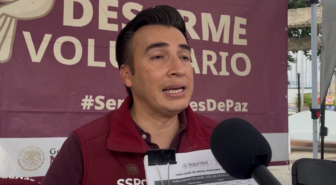 Más de 20 mil armas canjeó Tabasco en Desarme Voluntario