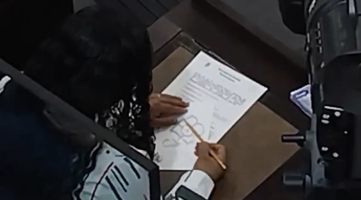 'Respeto a temas que tratan diputados', exigen a legisladora 'dibujante'