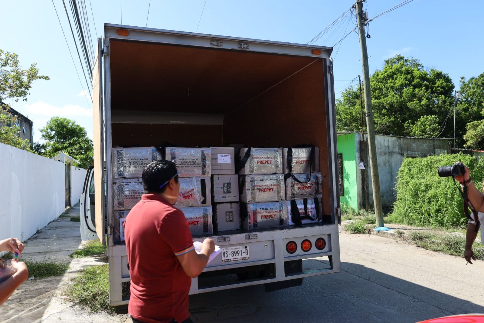 Inicia el IEPC Tabasco, resguardo de paquetes electorales