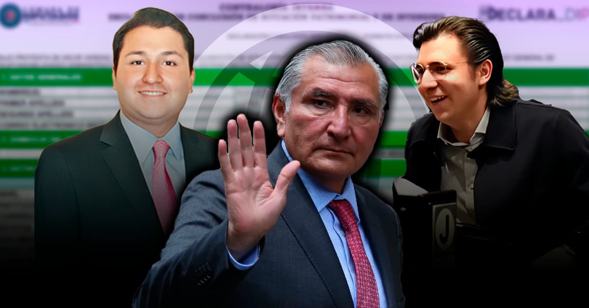 Revelan contrataciones de hijos de Adán Augusto en el Congreso de la Unión, eran estudiantes