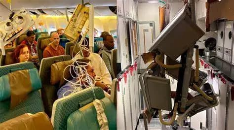 Turbulencia en avión dejan un muerto y 30 heridos