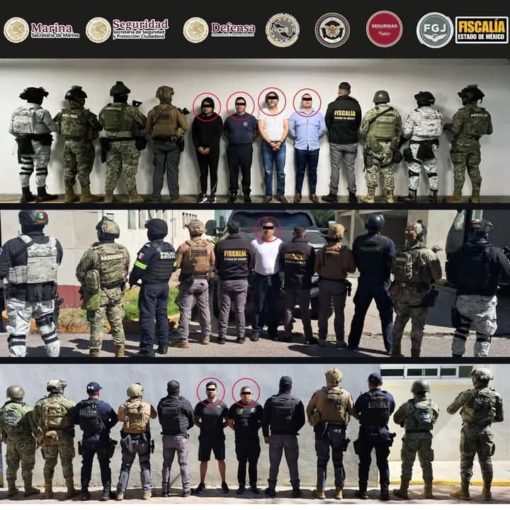 Detienen a mandos de seguridad en Edomex