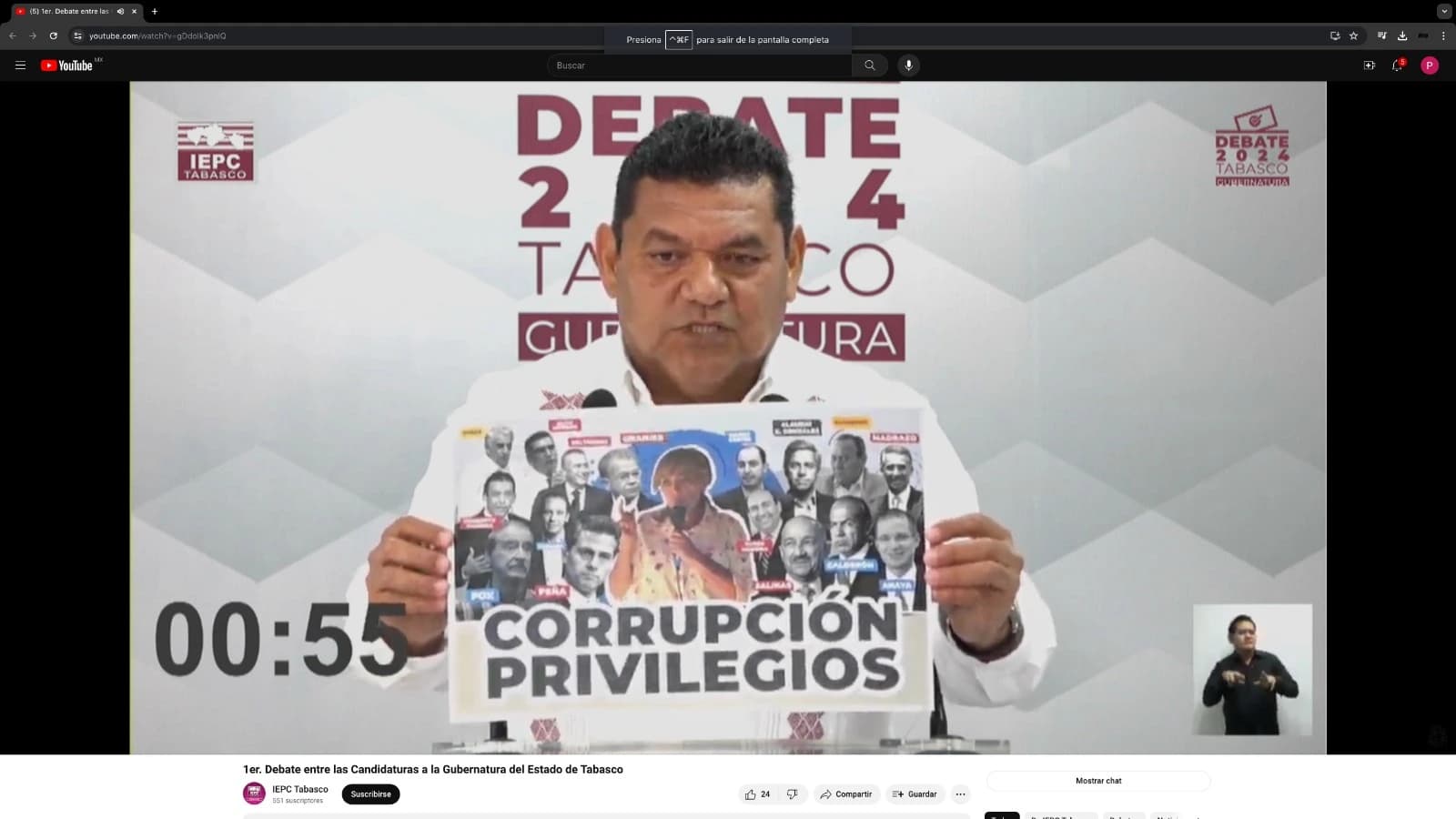 Con propuestas ganó Javier May el debate