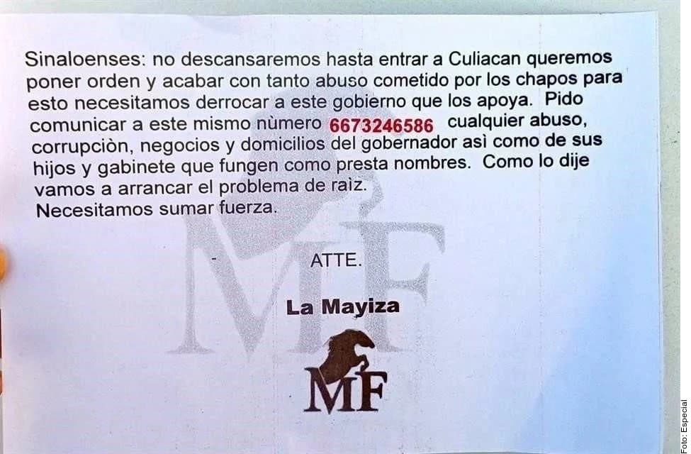 Declara 'Mayiza' guerra a Rocha