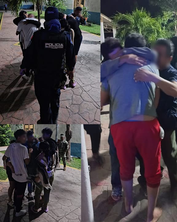 Rescatan a 4 secuestrados entre persecución y balaceras en Quintana Roo