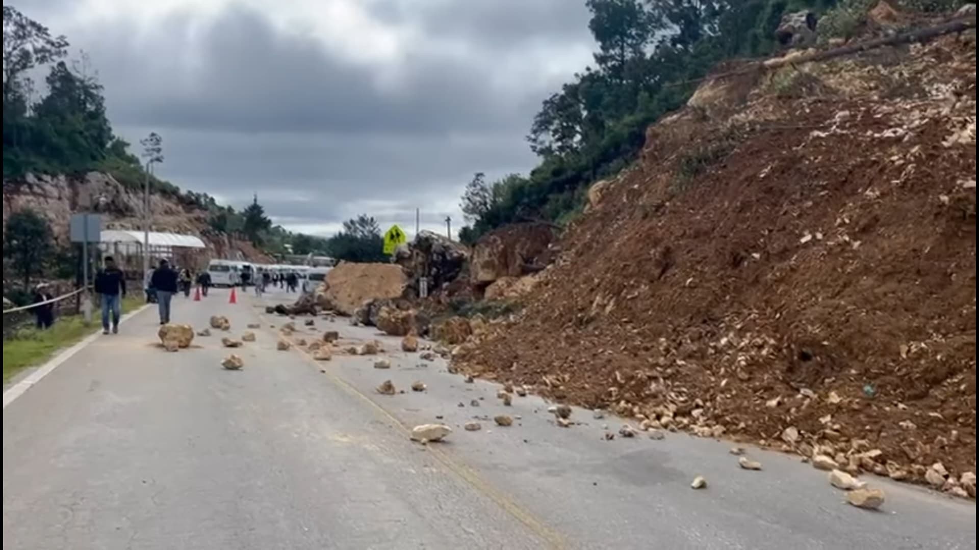 Bloquean tramo SCLC-Teopisca