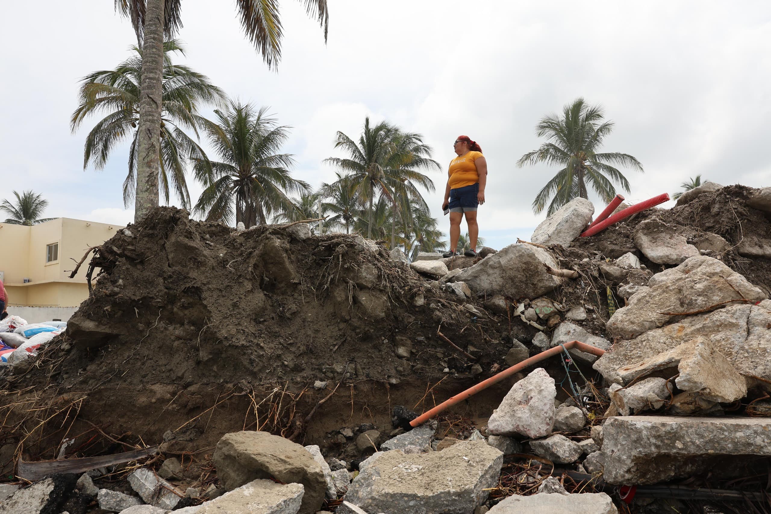 Buscan frenar erosión costera en Tabasco