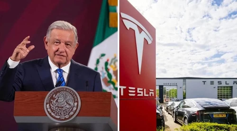 AMLO indica que la decisión de pausar la planta de Tesla "no es serio"