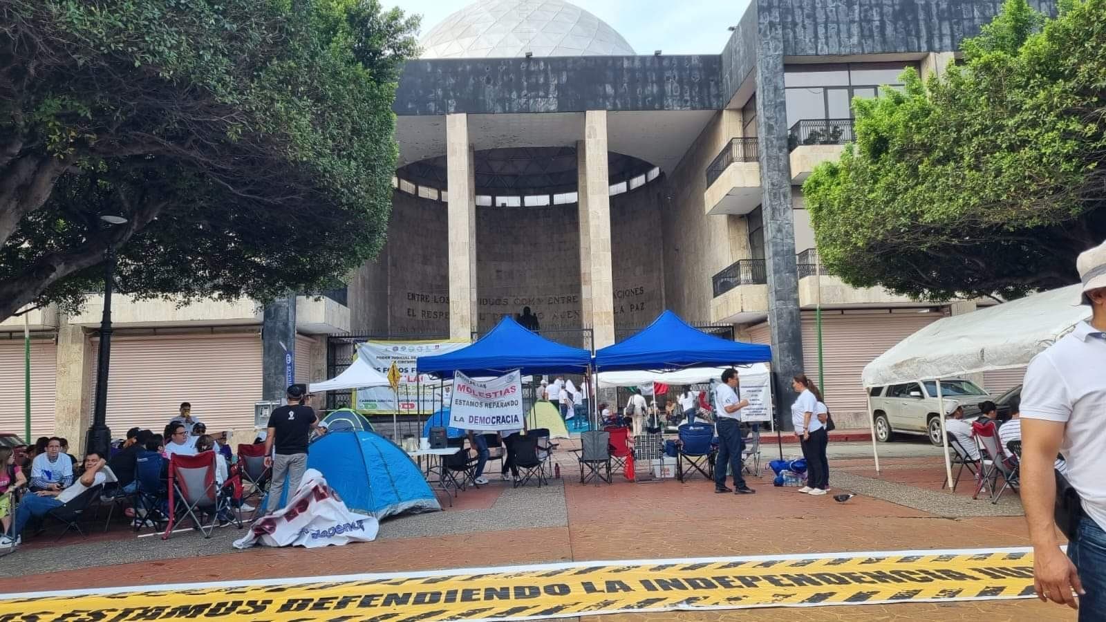 Trabajadores del PJF en Chiapas seguirán en paro de labores