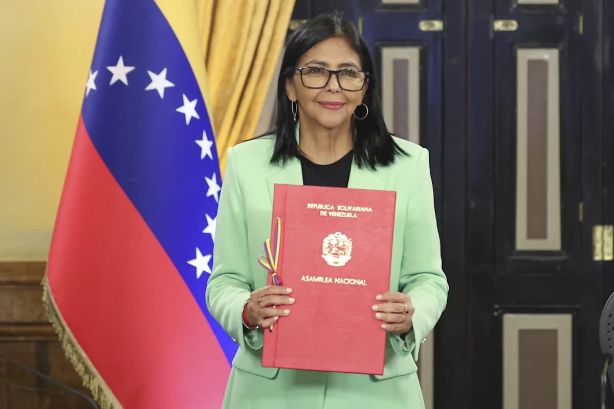 Pone plazo EU a presidencia de Delcy Rodríguez en Venezuela