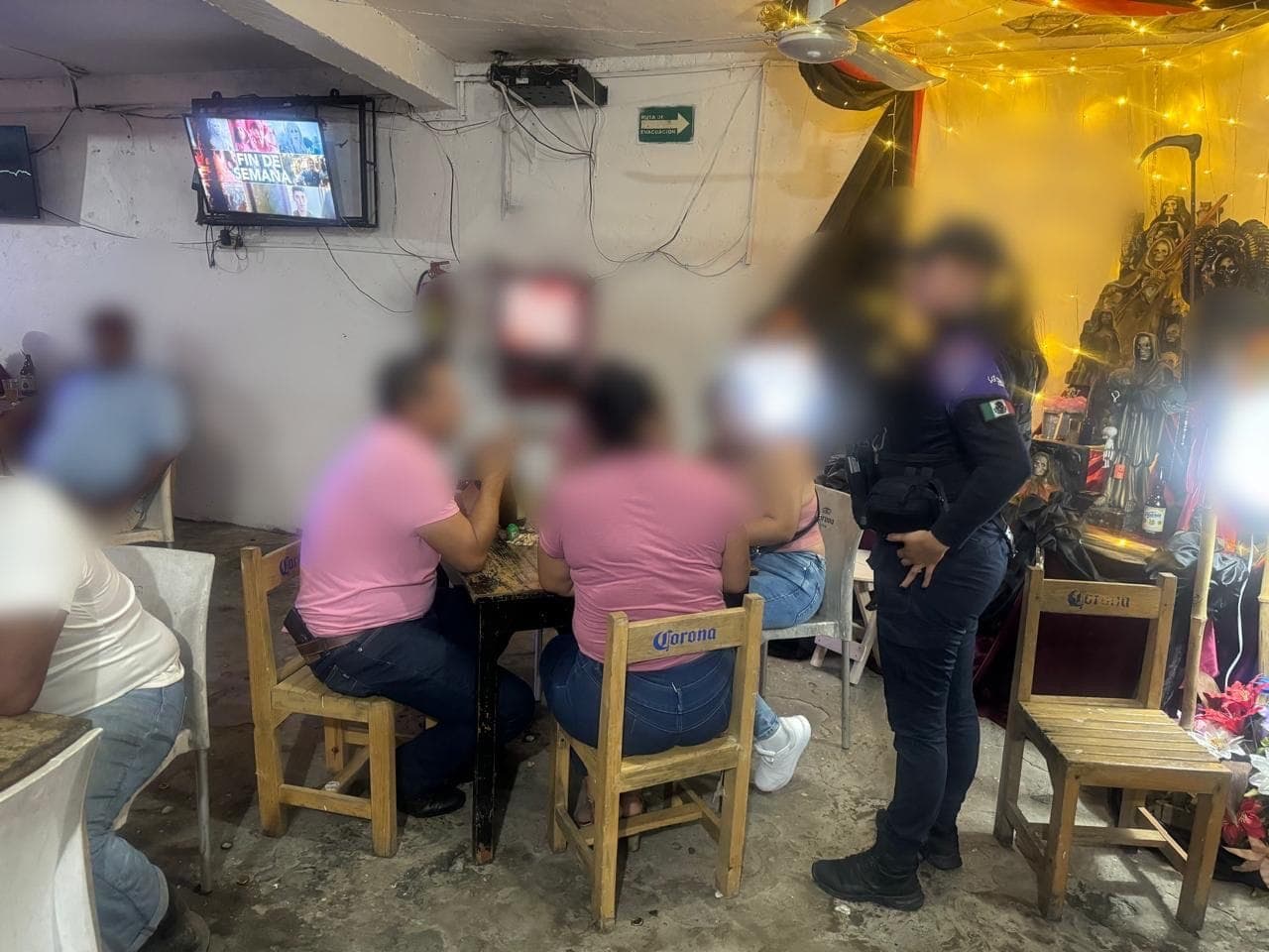 SSP realiza operativo en bares y cantinas en Veracruz