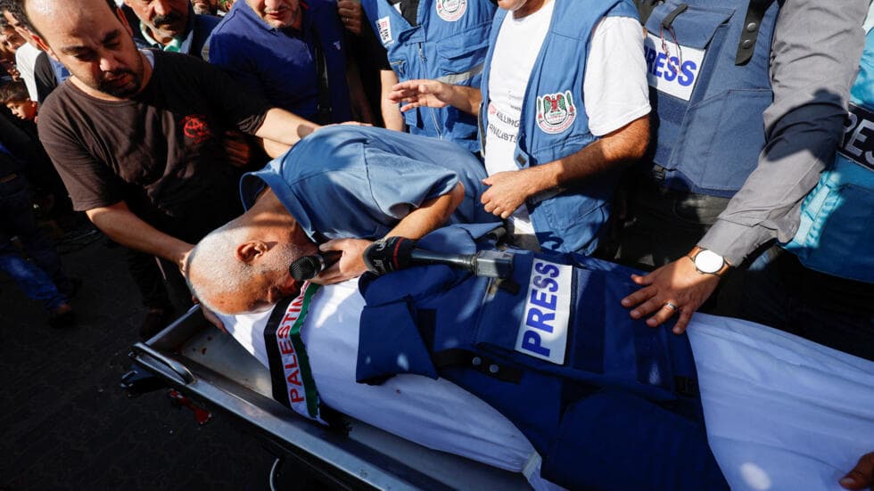 Suman 57 periodistas muertos en el conflicto de Gaza