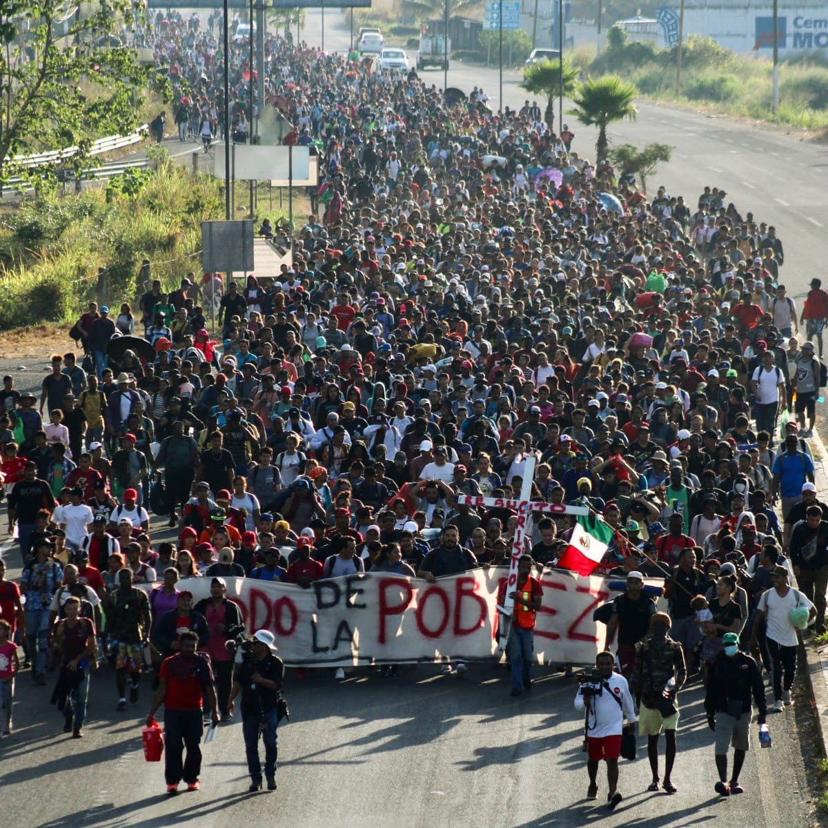 Parten 6 mil migrantes en Nochebuena de Tapachula
