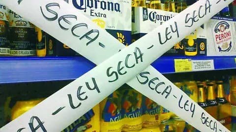 Sí habrá 'Ley Seca' por elección judicial: May