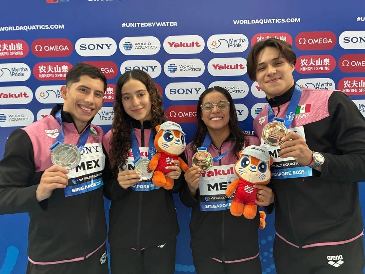 Equipo mexicano gana plata en Mundial de Deportes Acuáticos