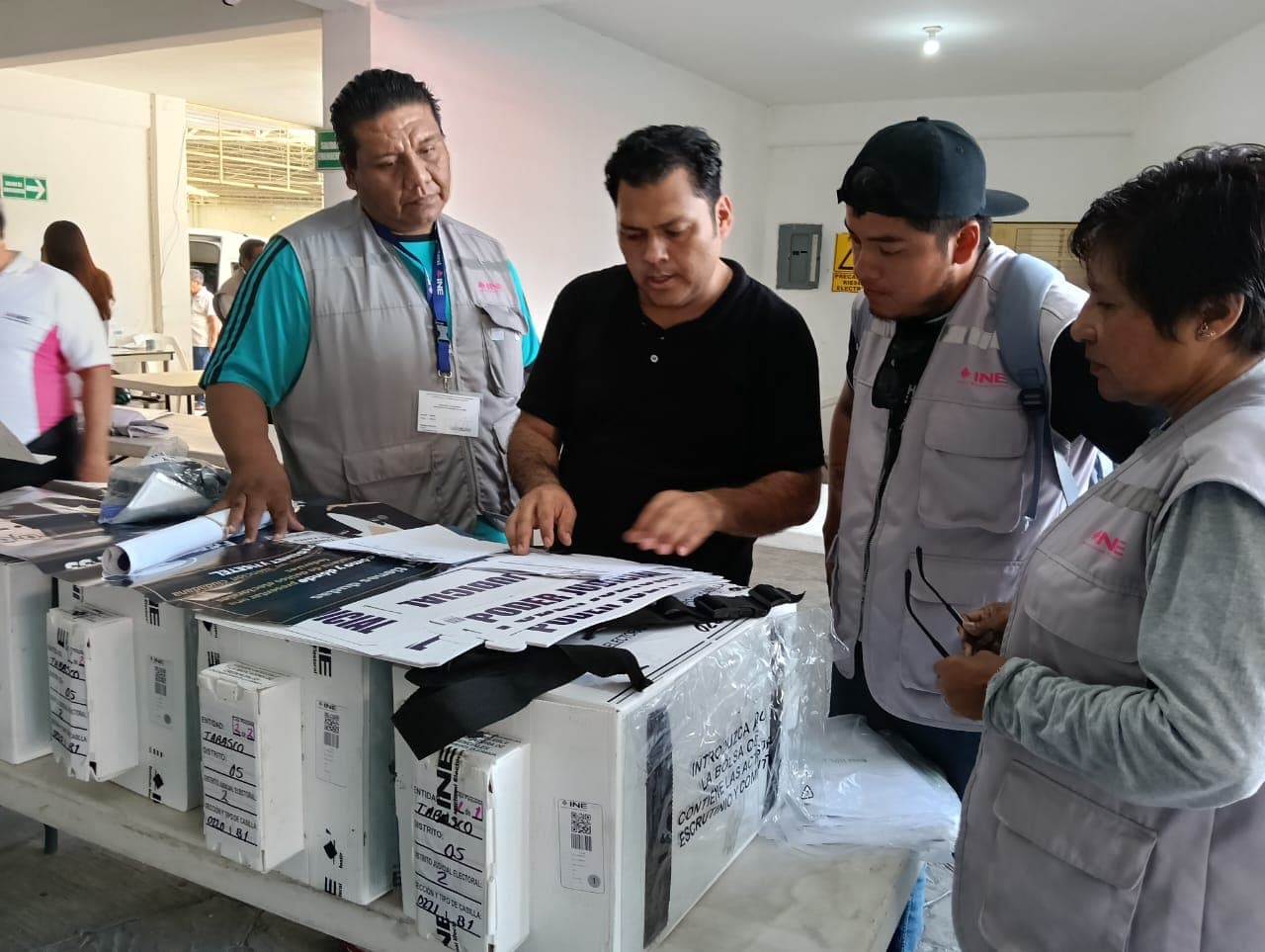 Arranca INE repartición de 2,877 paquetes electorales