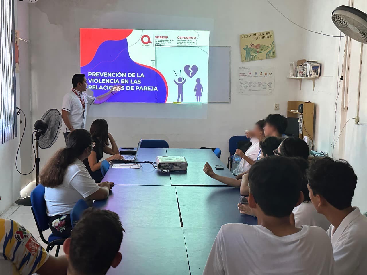 Promueven entre jóvenes evitar violencia en el noviazgo