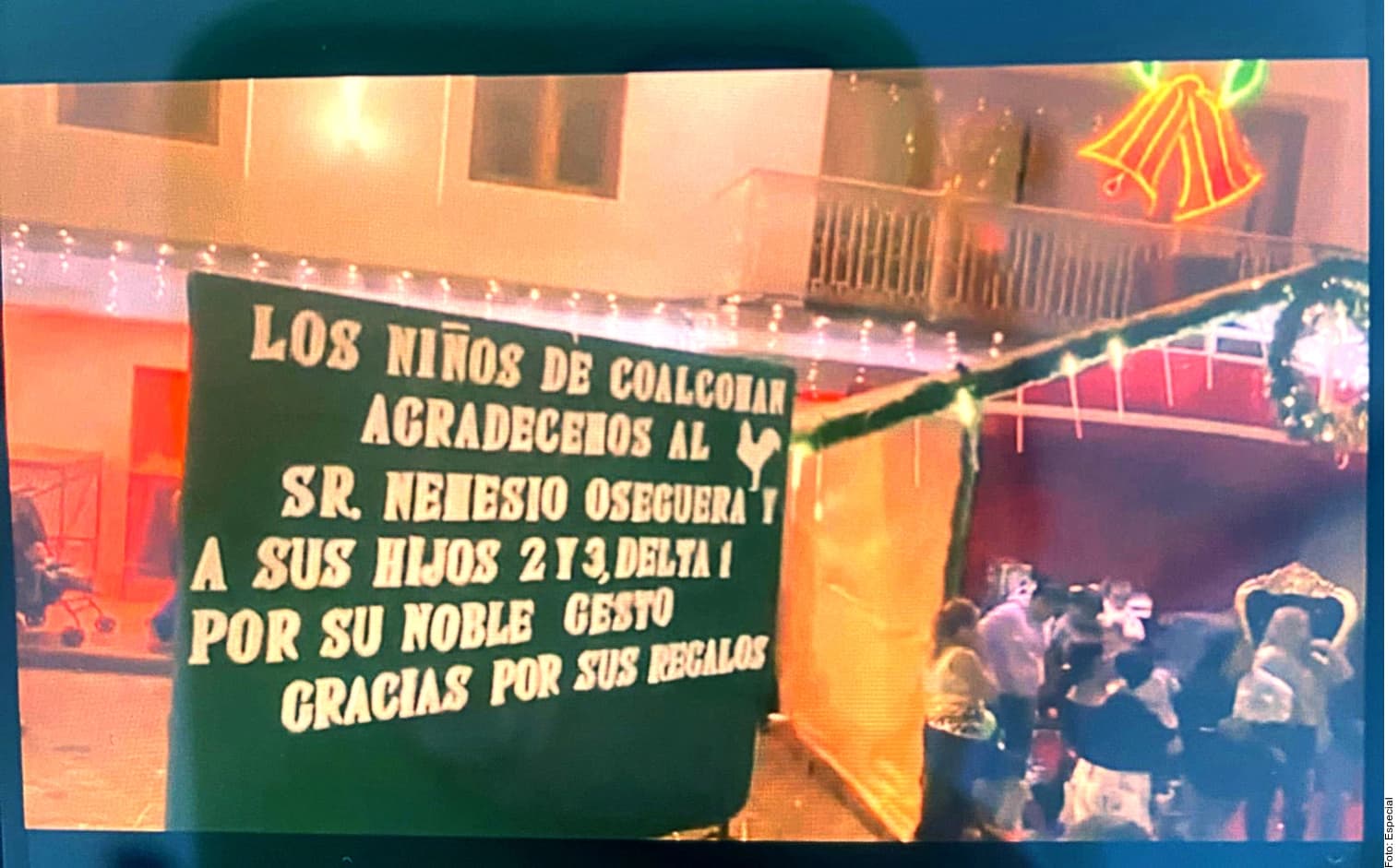 Agradece alcalde al 'Mencho' por regalos en Coalcomán, Michoacán