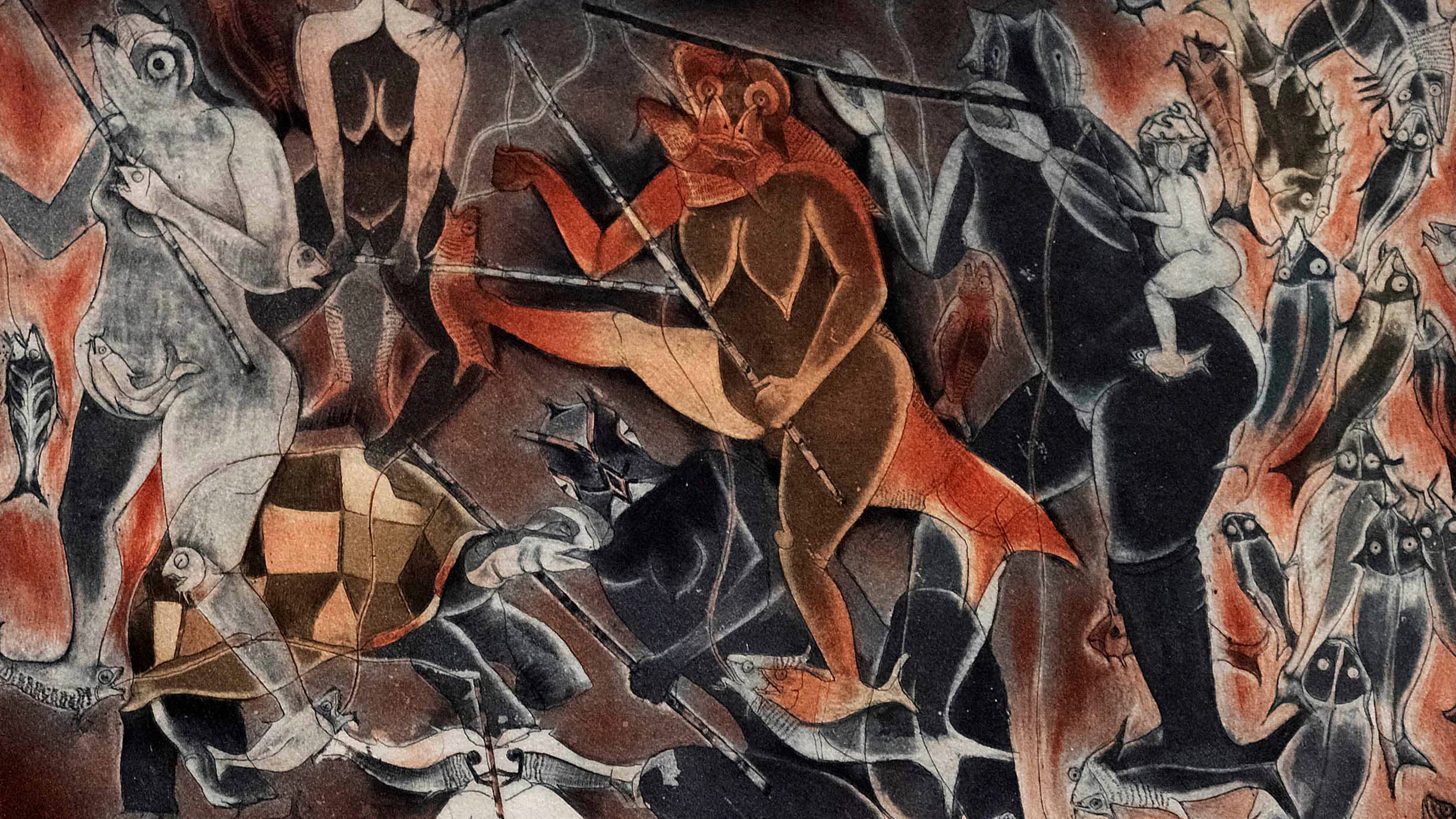 Exhiben obras inéditas que pintó Toledo en París