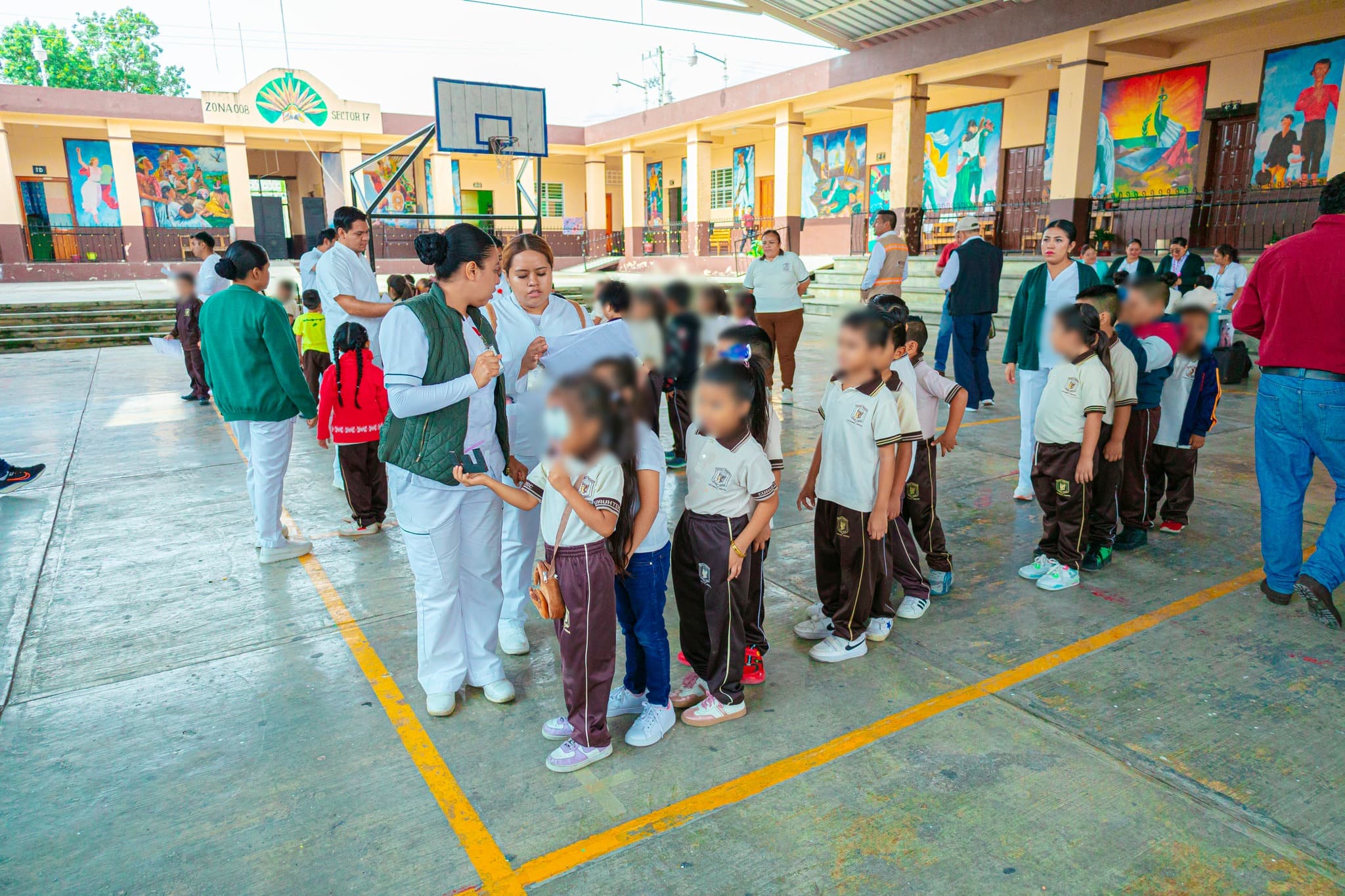 Aplican vacunas contra sarampión en Chiapas